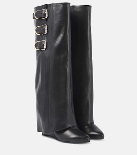 Bottes Shark Lock Buckles 60 en cuir - Givenchy - Modalova