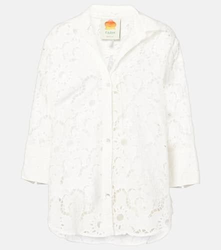 Farm Rio Chemise White Sun en coton - Farm Rio - Modalova