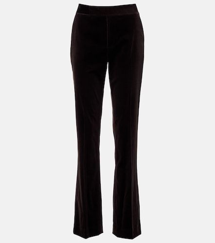 Pantalon droit en velours de coton mélangé - Ralph Lauren Collection - Modalova
