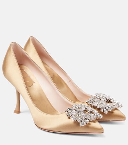 Mules Efflorescence 85 en satin - Roger Vivier - Modalova