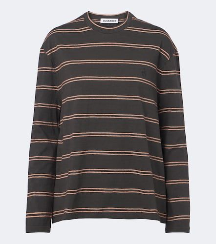 T-shirt en coton à rayures - Jil Sander - Modalova