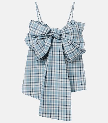Top en coton à carreaux - Acne Studios - Modalova