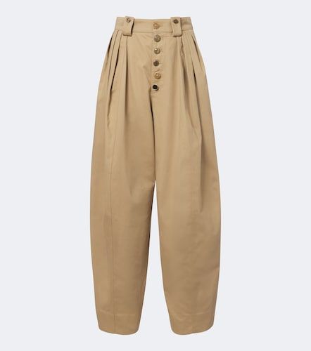Chloé Pantalon ample en coton à ornements - Chloe - Modalova