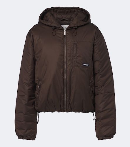 Veste matelassée à capuche - Miu Miu - Modalova