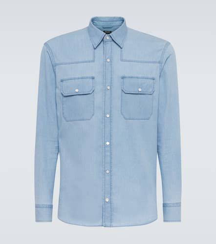 Zegna Chemise Western en jean - Zegna - Modalova