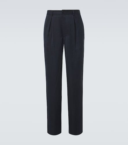 Pantalon ample en satin - Giorgio Armani - Modalova