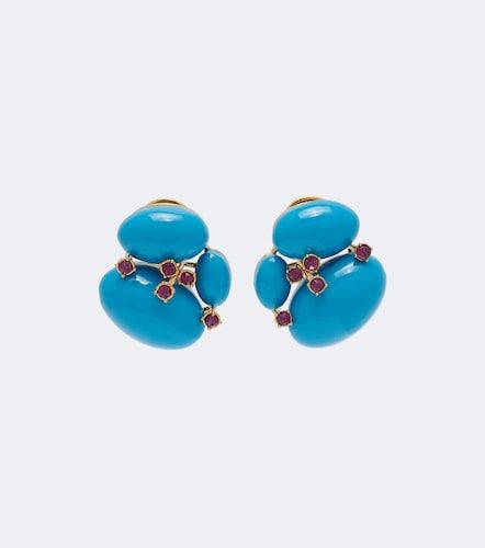 Boucles d'oreilles à ornements - Oscar de la Renta - Modalova