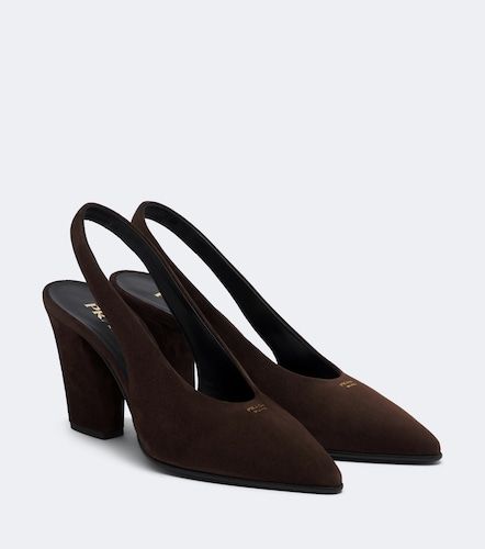 Prada Escarpins slingback en daim - Prada - Modalova