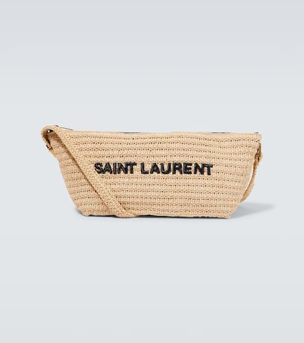 Saint Laurent Sac en raphia à logo - Saint Laurent - Modalova