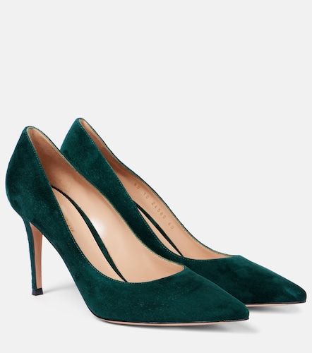 Escarpins Gianvito 85 en daim - Gianvito Rossi - Modalova