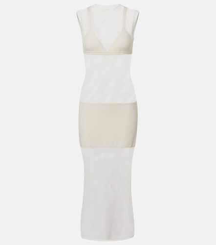 Robe midi en coton au crochet - Stella McCartney - Modalova