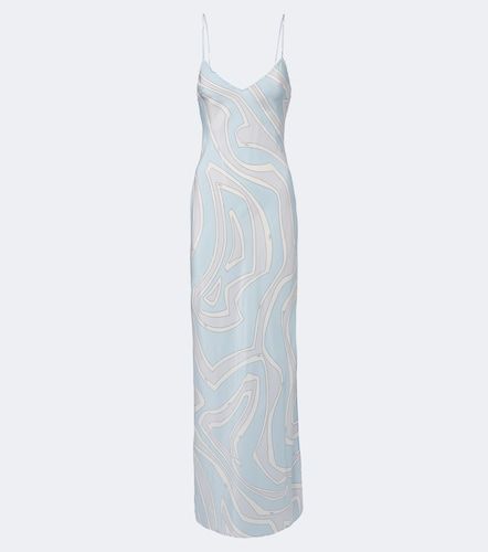 Robe longue Labirinto en crêpe de soie - Pucci - Modalova