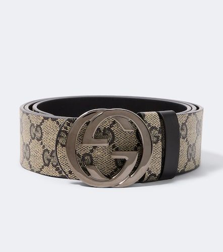 Ceinture Interlocking G en toile GG - Gucci - Modalova