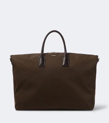 Cabas en toile et cuir - Saint Laurent - Modalova