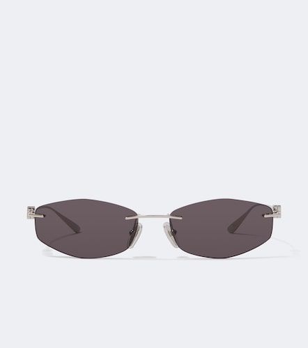 Lunettes de soleil ovales D-Frame Nano - Balenciaga - Modalova