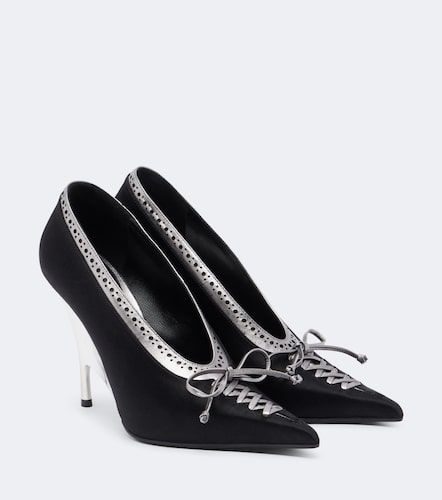 Escarpins Koko en cuir et satin - McQueen - Modalova