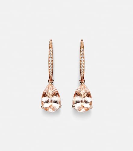 Boucles d'oreilles Blush en or rose 18 ct, diamants et morganites - Bucherer Fine Jewellery - Modalova