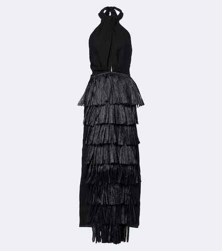 Robe en lin à ornements - Johanna Ortiz - Modalova