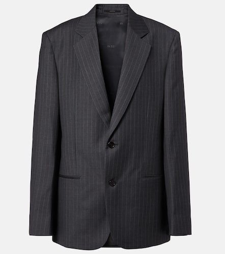 Gucci Blazer en laine à rayures - Gucci - Modalova