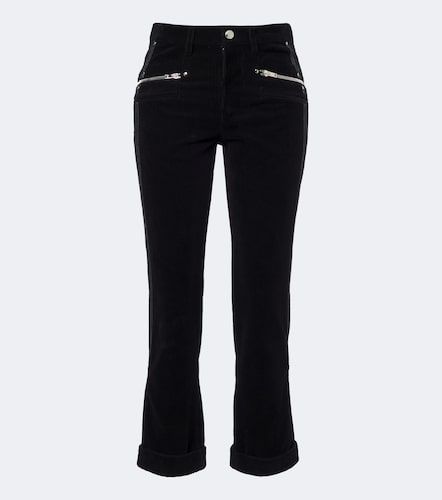 Pantalon droit Revene en velours côtelé de coton et lin - Isabel Marant - Modalova