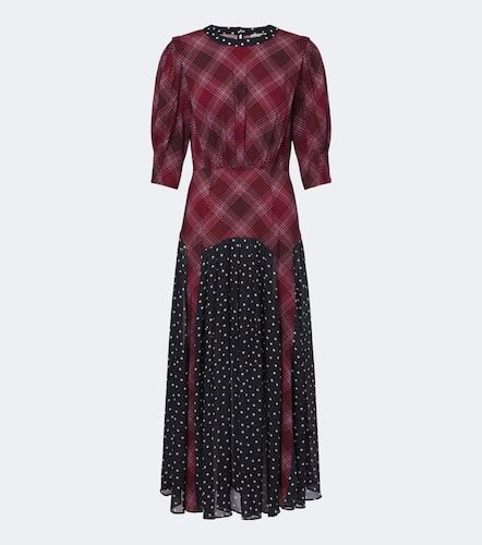 Robe longue Meg à carreaux et à pois - Rixo - Modalova