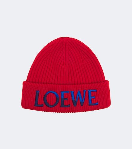 Loewe Bonnet en laine à broderies - Loewe - Modalova