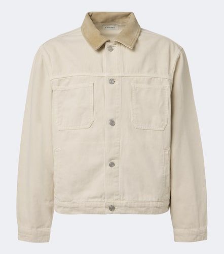 Frame Veste en coton et daim - Frame - Modalova