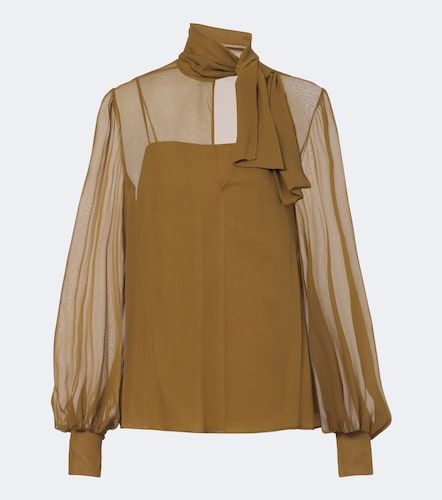 Blouse en soie mélangée - Valentino Garavani - Modalova