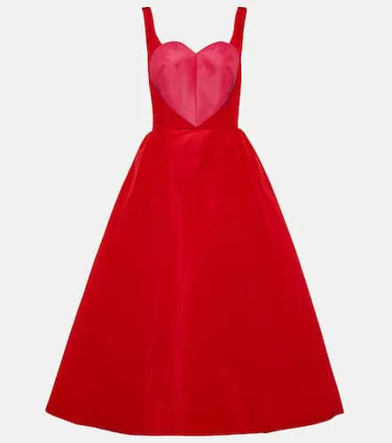 Robe midi Heart en soie - Carolina Herrera - Modalova