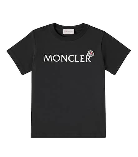 T-shirt en coton à logo - Moncler Enfant - Modalova