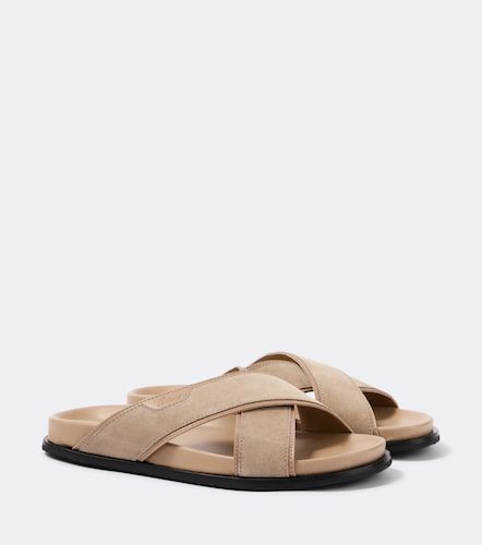 Brioni Mules en daim et cuir - Brioni - Modalova