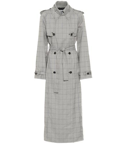 Trench-coat Lorna en laine à carreaux - Gabriela Hearst - Modalova