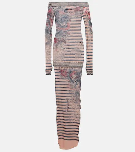 Robe longue Tattoo Collection imprimée - Jean Paul Gaultier - Modalova