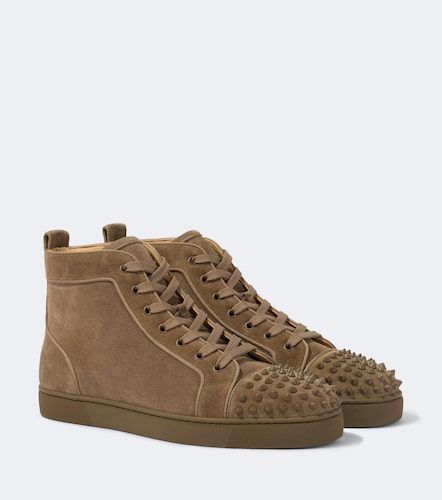 Baskets Louis Spikes en daim - Christian Louboutin - Modalova
