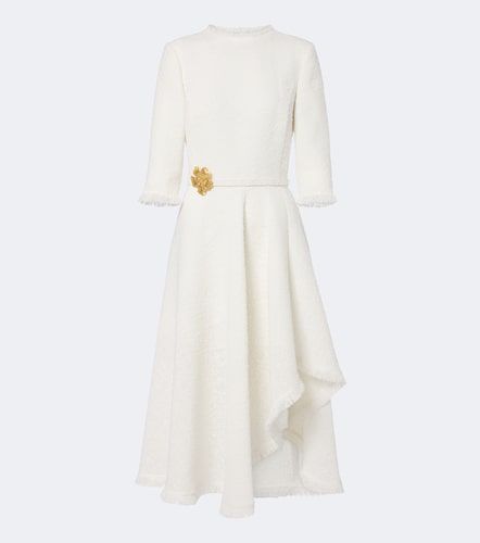 Robe midi à franges - Oscar de la Renta - Modalova