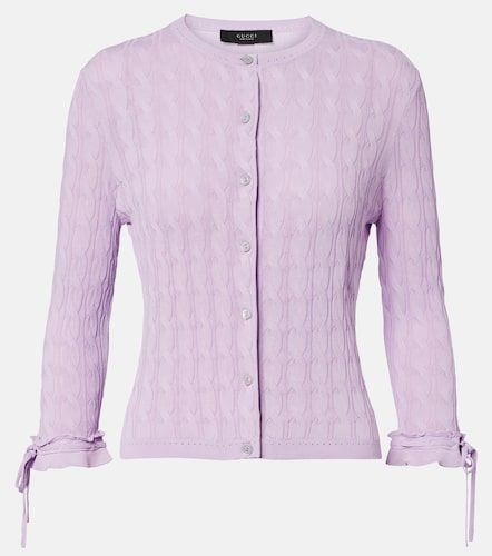 Gucci Cardigan en maille torsadée - Gucci - Modalova
