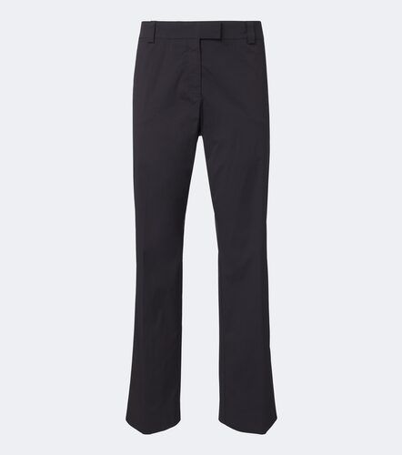 Pantalon droit en coton mélangé - Miu Miu - Modalova
