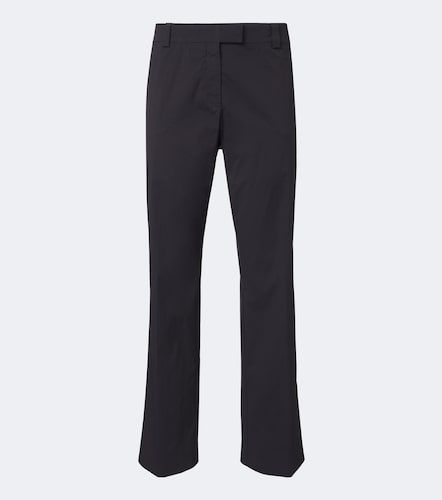 Pantalon droit en coton mélangé - Miu Miu - Modalova