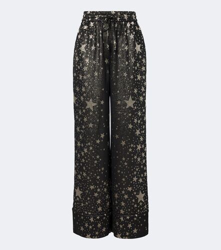 Pantalon ample en soie mélangée - Dolce&Gabbana - Modalova