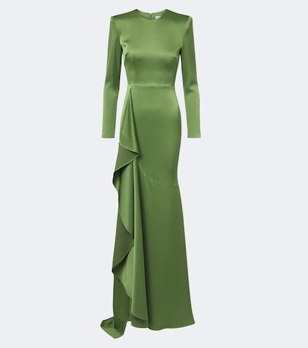 Robe longue en crêpe de satin - Alex Perry - Modalova