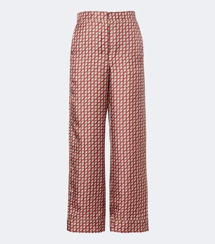 Pantalon ample en soie à imprimé - 'S Max Mara - Modalova