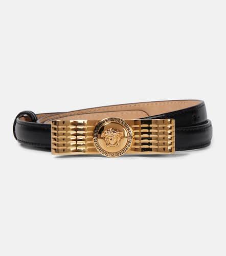 Ceinture Gianni Ribbon en cuir - Versace - Modalova