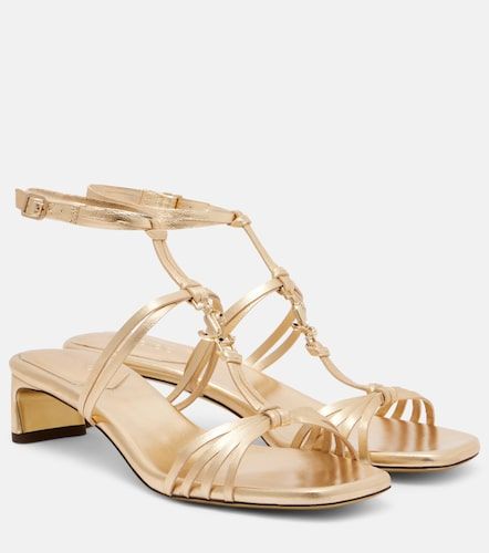 Sandales Frann 35 en cuir métallisé - Jimmy Choo - Modalova