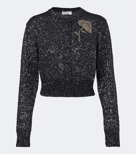Cardigan à ornements en alpaga mélangé - Erdem - Modalova