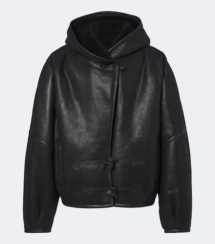 Veste Amiel en cuir à capuche - Isabel Marant - Modalova