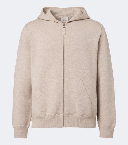 Sweat-shirt à capuche en laine et cachemire - Allude - Modalova