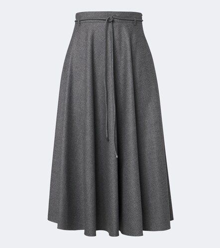Jupe longue en cachemire mélangé - Max Mara - Modalova