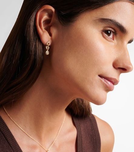 Boucles d'oreilles Rossellini en or 14 ct et diamants - Stone and Strand - Modalova