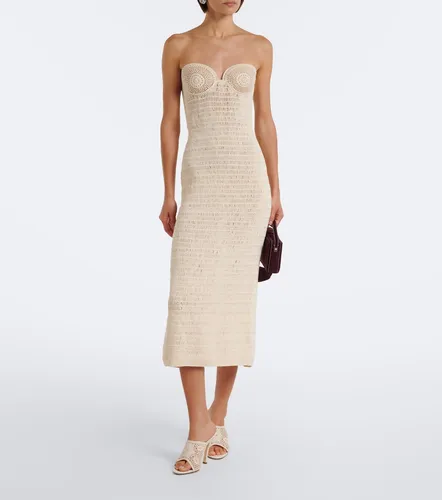 Robe bustier en crochet de coton - Magda Butrym - Modalova
