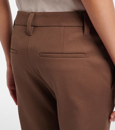 Pantalon slim en coton mélangé - Brunello Cucinelli - Modalova